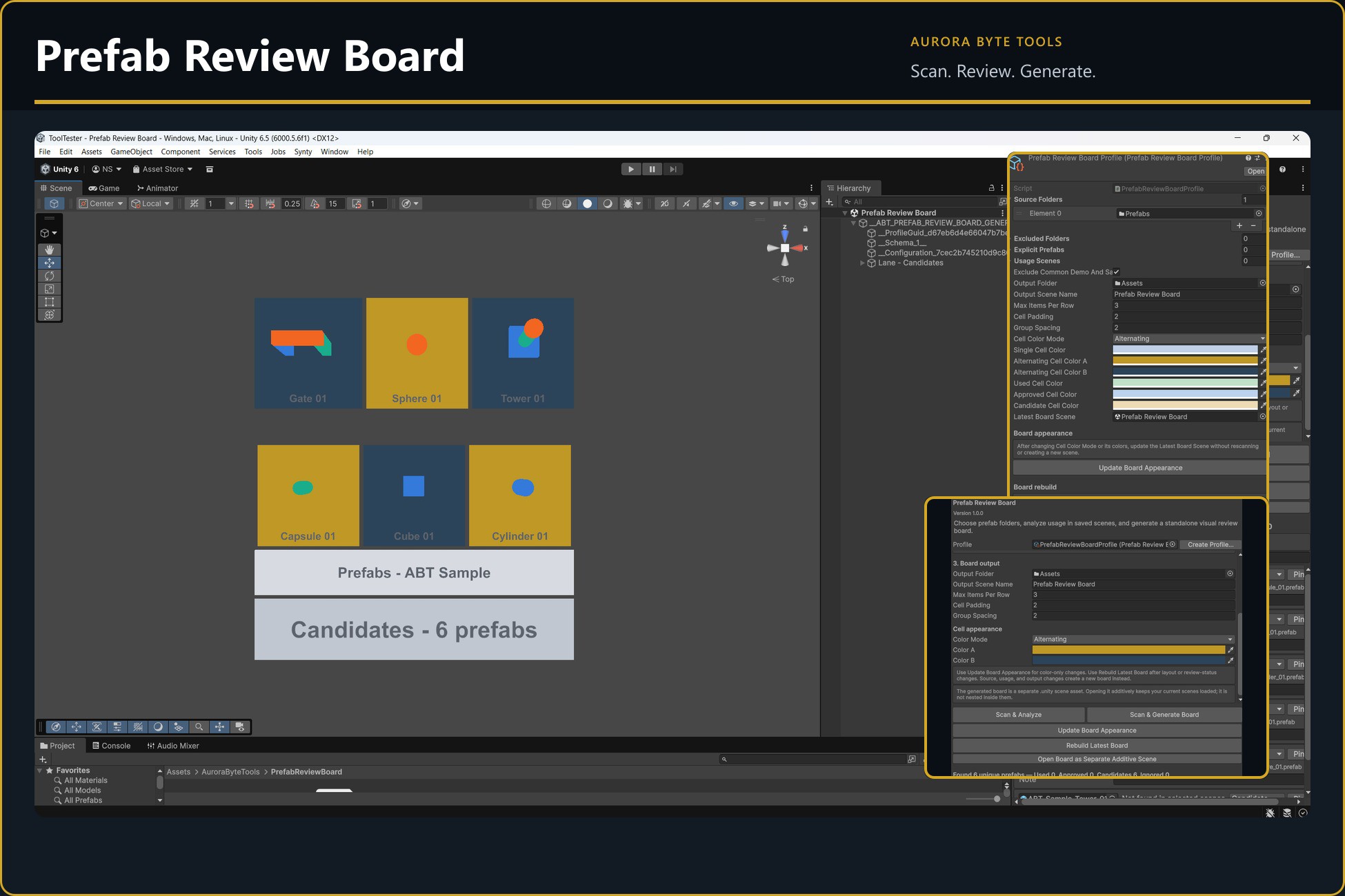 Prefab Review Board preview